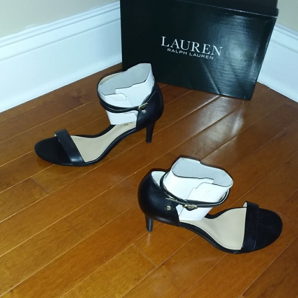 🆕️Ralph Lauren Ankle Strap Leather Dress Sandals - Picture 4 of 8